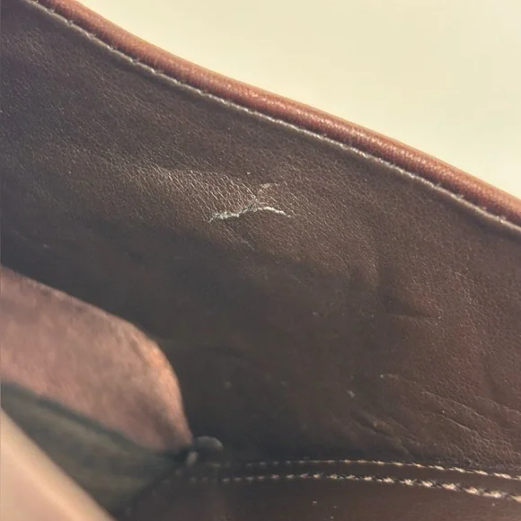 Gianni Bini Leather Mules Western Snip Toe Chunky Heel Slip On Boot Brown Sz 6.5 - Picture 16 of 16